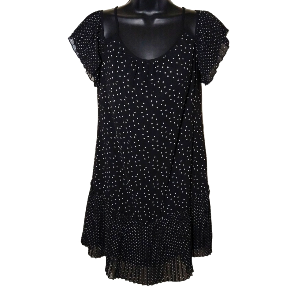 New Max Studio Polka Dot Dress Xs